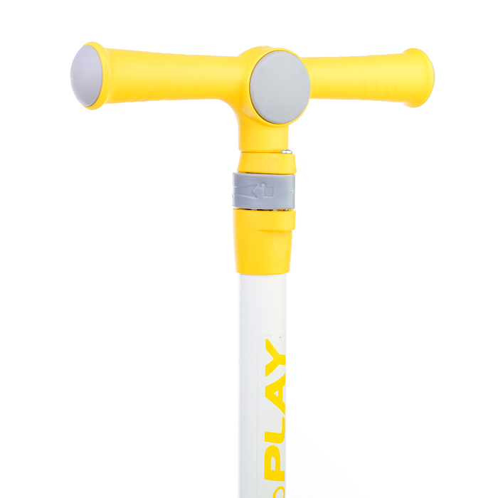 Самокат U038230Y 3-х кол., желтый, PU, ABEC 7, в коробке