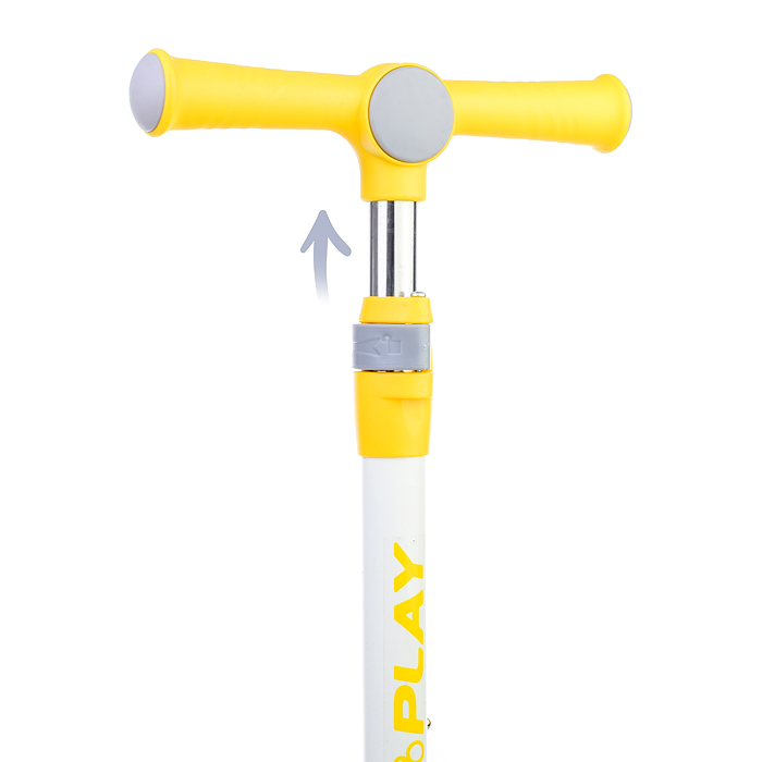 Самокат U038230Y 3-х кол., желтый, PU, ABEC 7, в коробке