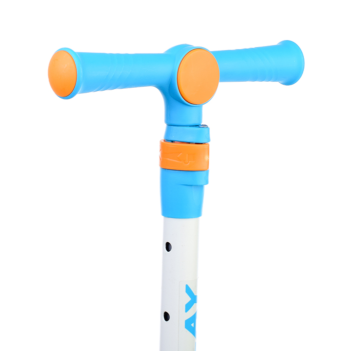 Самокат U038230Y 3-х кол., синий, PU, ABEC 7, в коробке