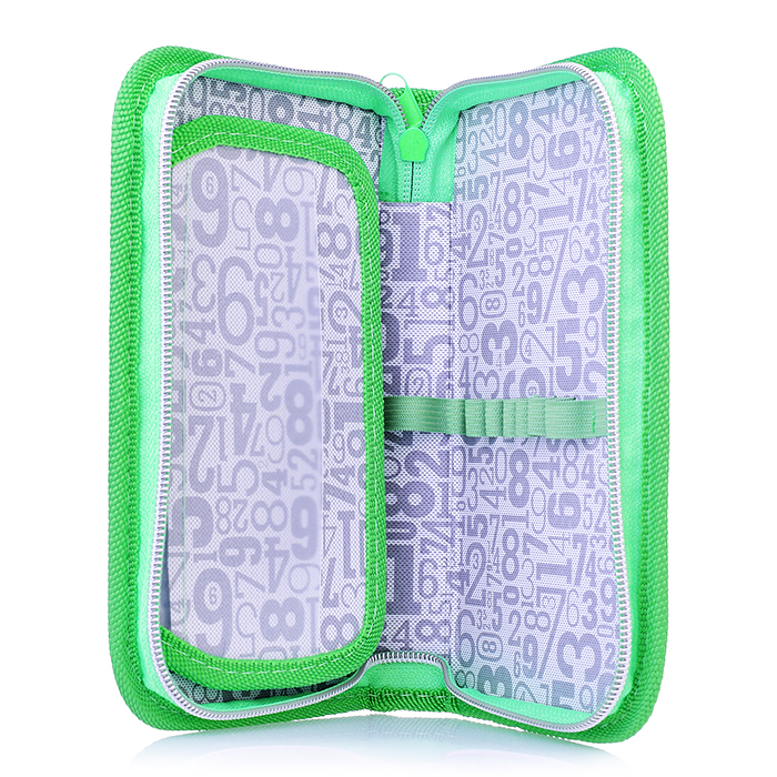 Пенал односекционный большой с откидной планкой "Яркая девчонка"