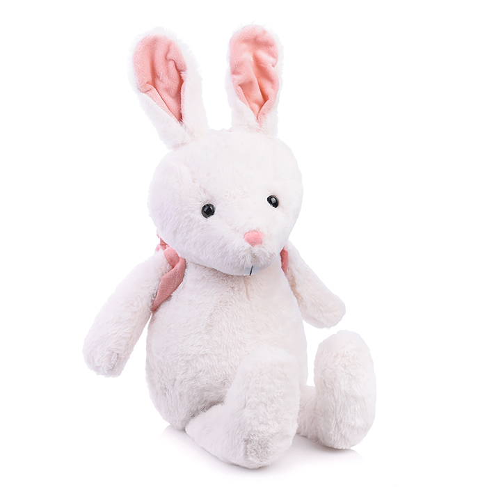 Мягкая игрушка M0752 "Заяц с рюкзаком"