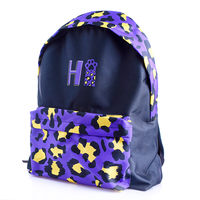 Рюкзак мягкий "Леопардовый принт" 1 отделение, на молнии с двумя бегунками