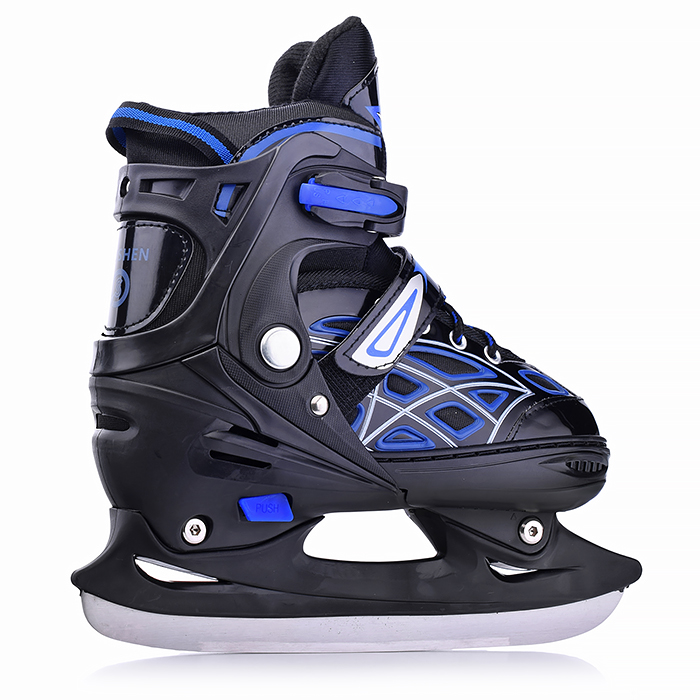 Коньки детские 00-1379, размер M, синий