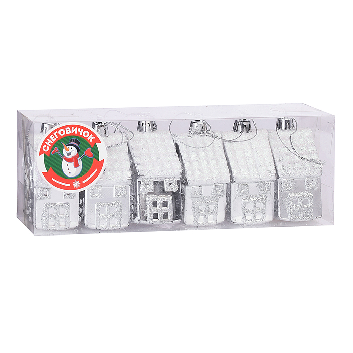 Набор новогодних украшений S0172 "Сказочный домик" в коробке