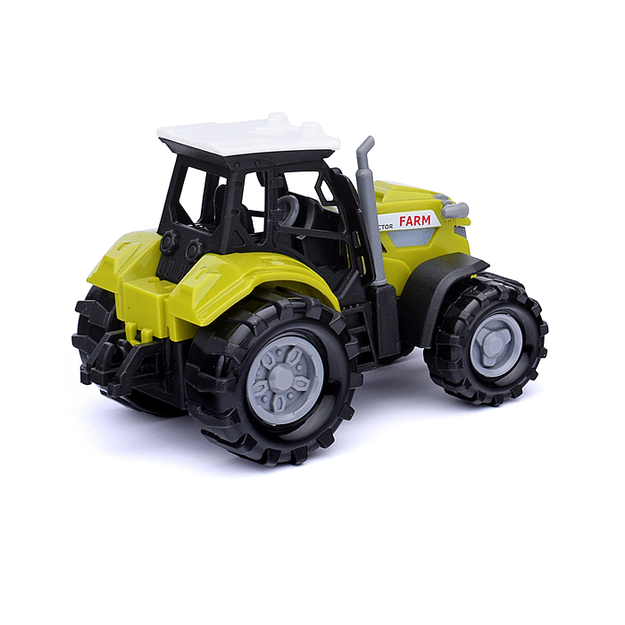 Трактор 550-8P "Фермер №1" с прицепом, на батарейках, в коробке