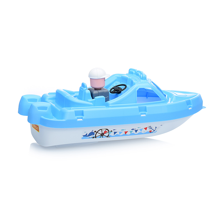 Фото к товару Катер "Капитан" (в сеточке) Катер "Капитан" (в сеточке)