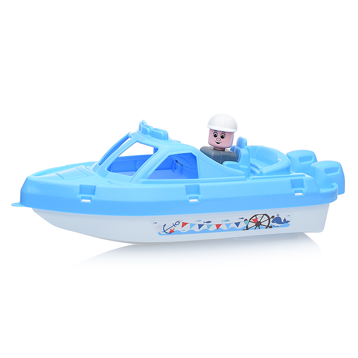 Фото к товару Катер "Капитан" (в сеточке) Катер "Капитан" (в сеточке)