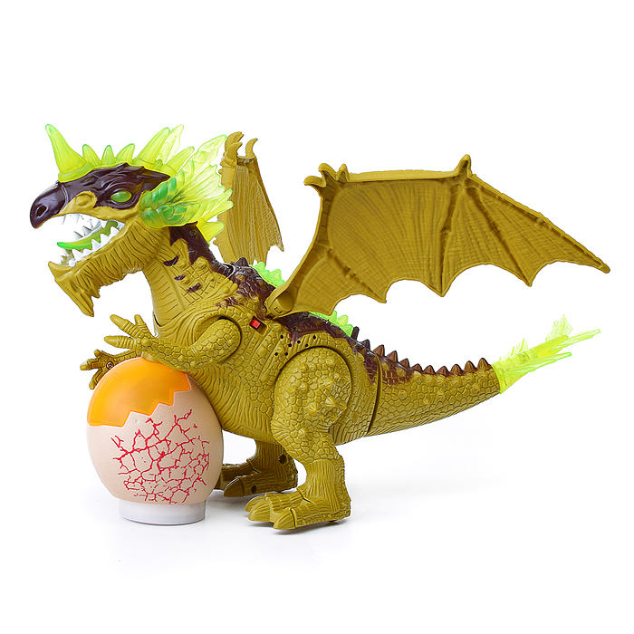 Дракон M8018-22 свирепый, на батарейках, в ассортименте, в коробке