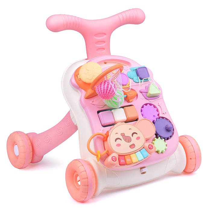 Фото к товару Ходунки N6038 "Развивайся" 2 в 1 с игровым центром, в коробке Ходунки N6038 "Развивайся" 2 в 1 с игровым центром, в коробке