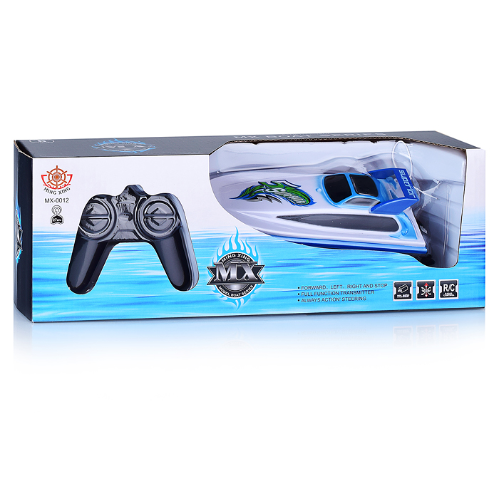 Лодка MX-0012-7 "Гавань" р/у, 27MHz, в коробке