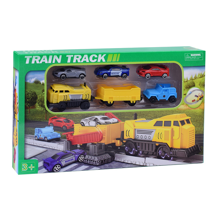 Железная дорога 888-2 "Электропоезд" в коробке