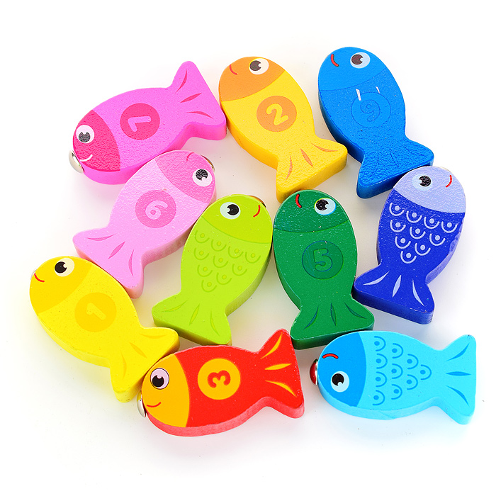 Фото к товару Набор D1162 "Сортер-Вкладыш" с магнитной рыбалкой Набор D1162 "Сортер-Вкладыш" с магнитной рыбалкой