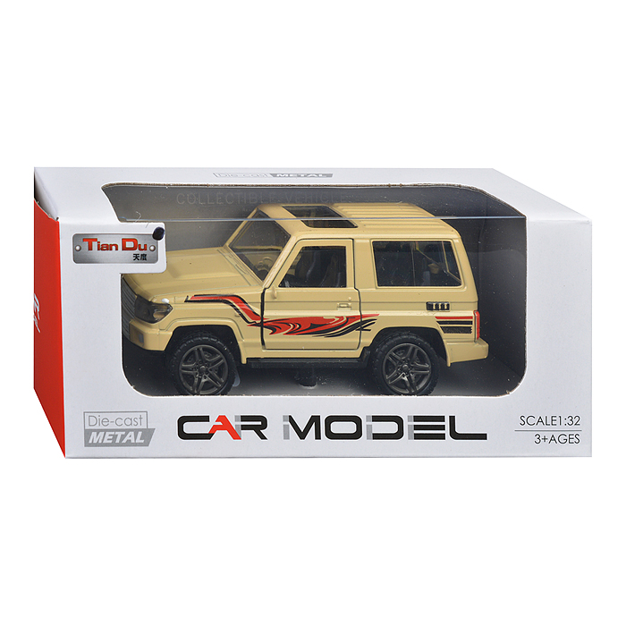 Машина F1136-1M "Внедорожник купе" метал., в коробке 