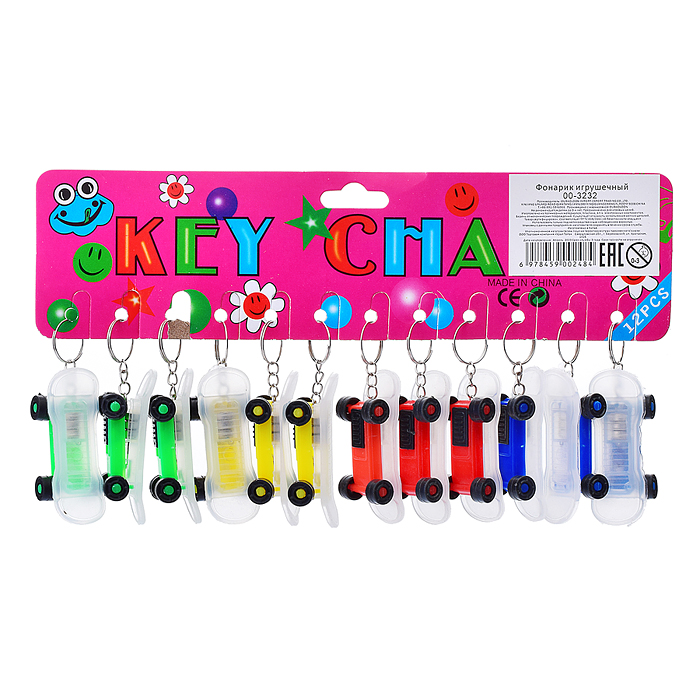 Фонарик игрушечный 00-3229 "Скейт"