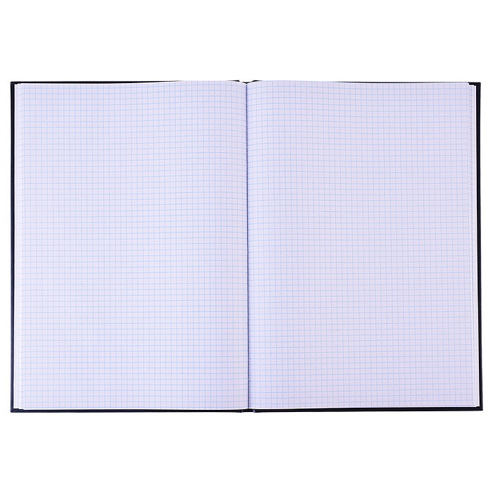 Книга учета A4 96 л в клетку, офсет 60 г/м², 92% белизна, твердая обложка 7БЦ, глянцевая л