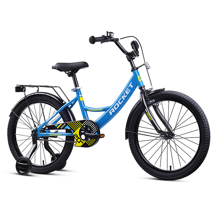 Велосипед 20" Rocket Gem, цвет голубой
