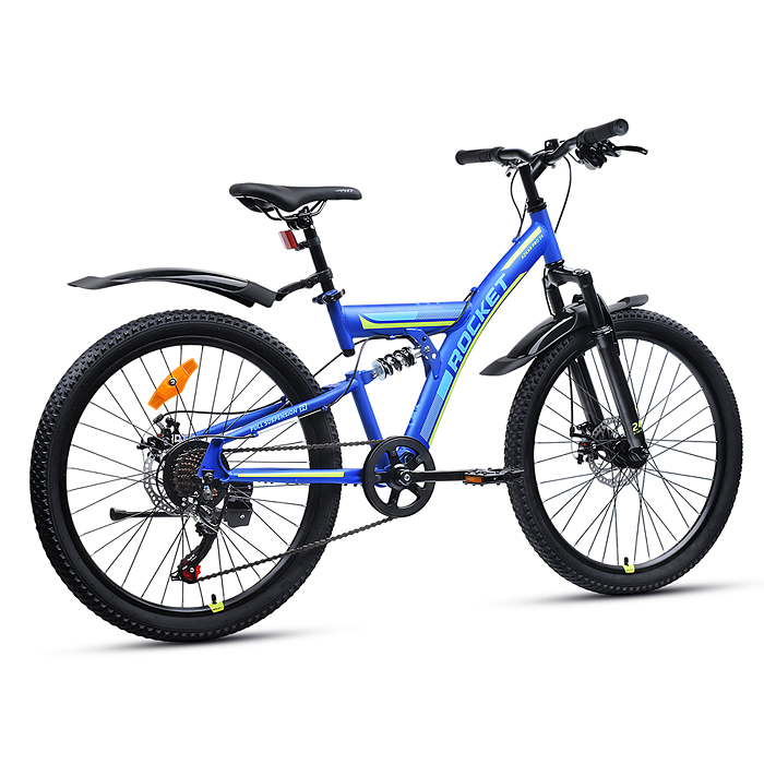 Велосипед 24" Rocket Azkar Pro, цвет синий, размер 15"