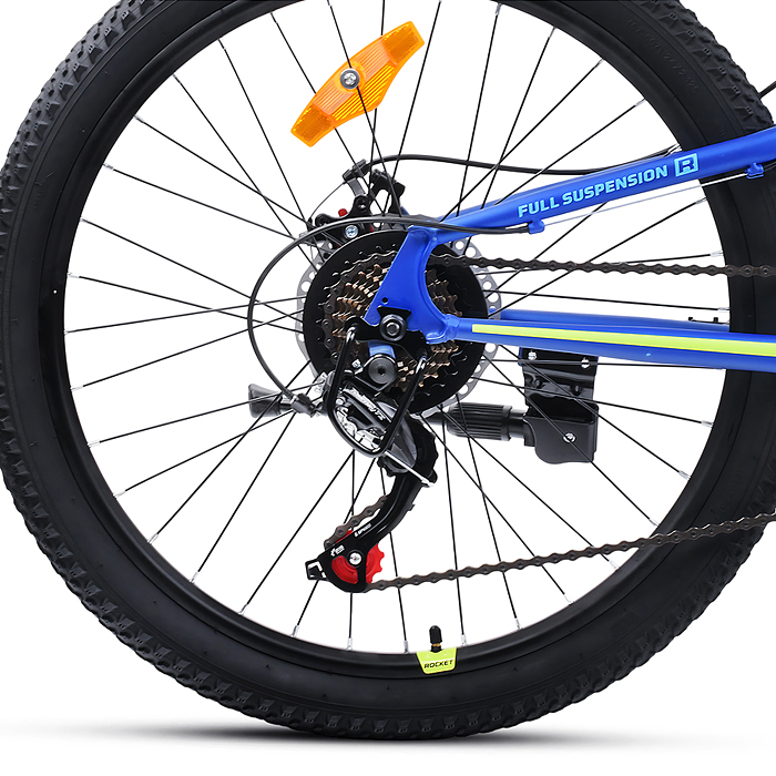 Велосипед 24" Rocket Azkar Pro, цвет синий, размер 15"