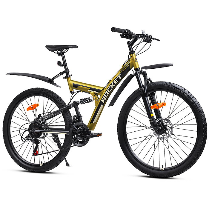 Велосипед 26" Rocket Azkar Pro, цвет хаки, размер 18"