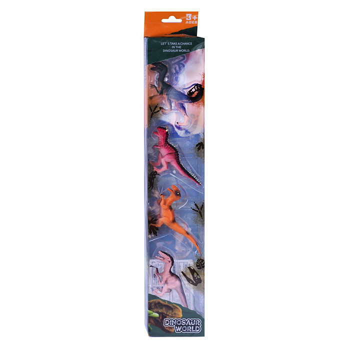 Набор динозавров KZ956-051T "Эпоха динозавров" в коробке