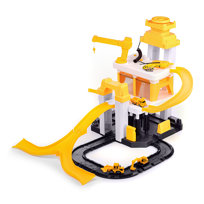 Парковка 660-S23 "Станция обслуживания" желтая, в коробке