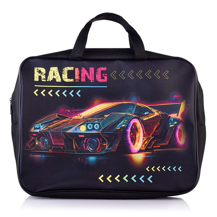 Папка - сумка "Racing" Формат - А4, боковина - 75 мм. 