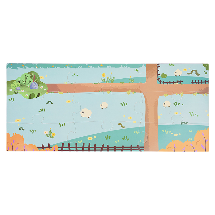 Конструктор из кубиков D1997 "Creative farm" в коробке