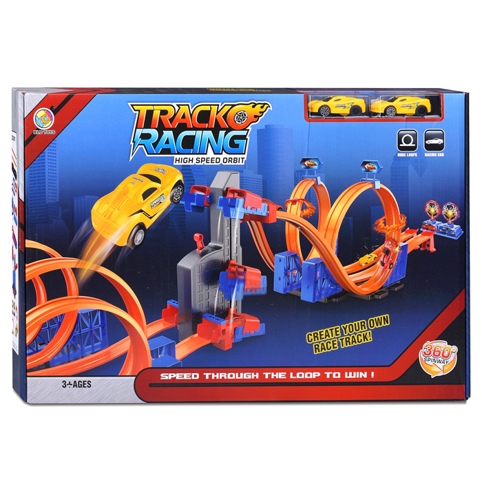 Автотрек B7710 "Гонки на треке" в коробке