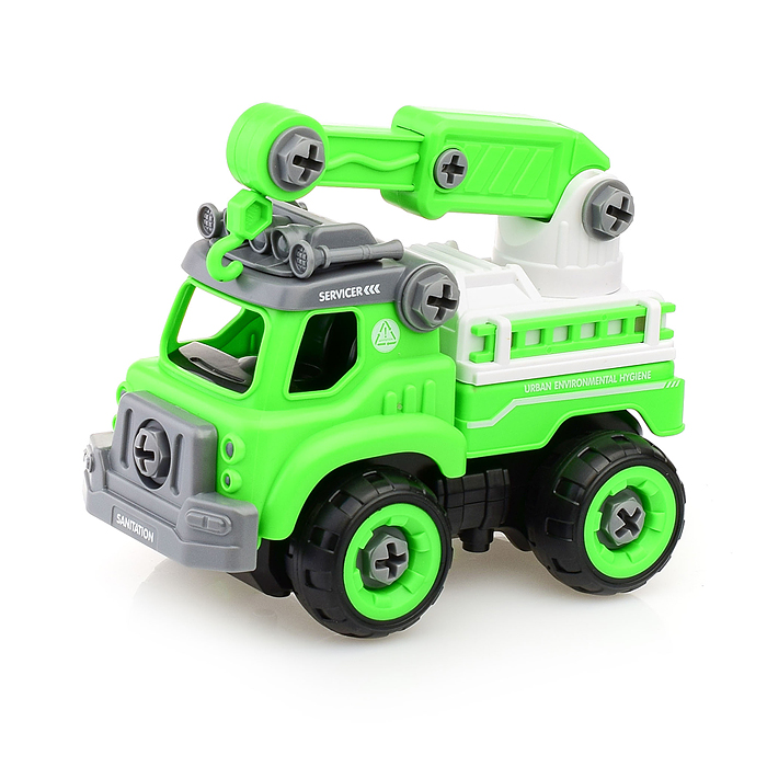 Конструктор LM8042/43/44-SY-3 "Городские службы" зеленый, в коробке