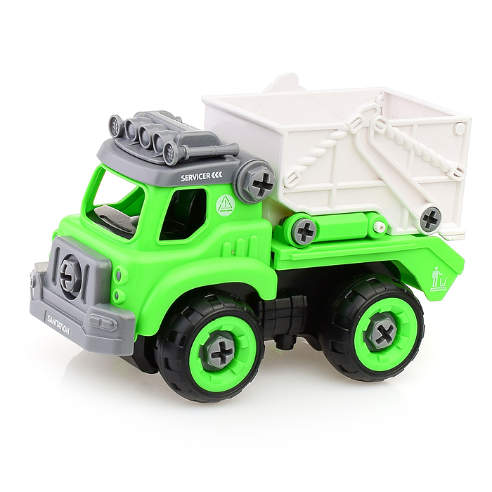 Конструктор LM8042/43/44-SY-3 "Городские службы" зеленый, в коробке