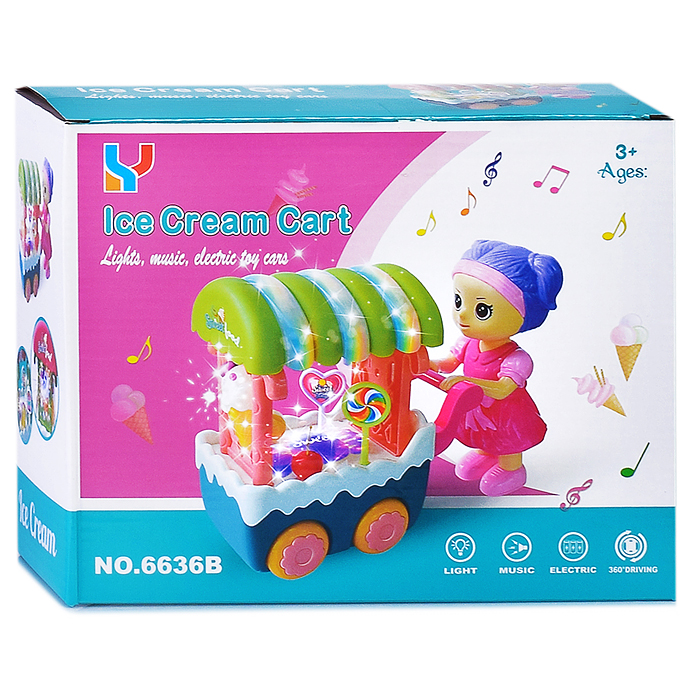 Фото к товару Интерактивная игрушка 6636B "Девочка с тележкой" в коробке Интерактивная игрушка 6636B "Девочка с тележкой" в коробке