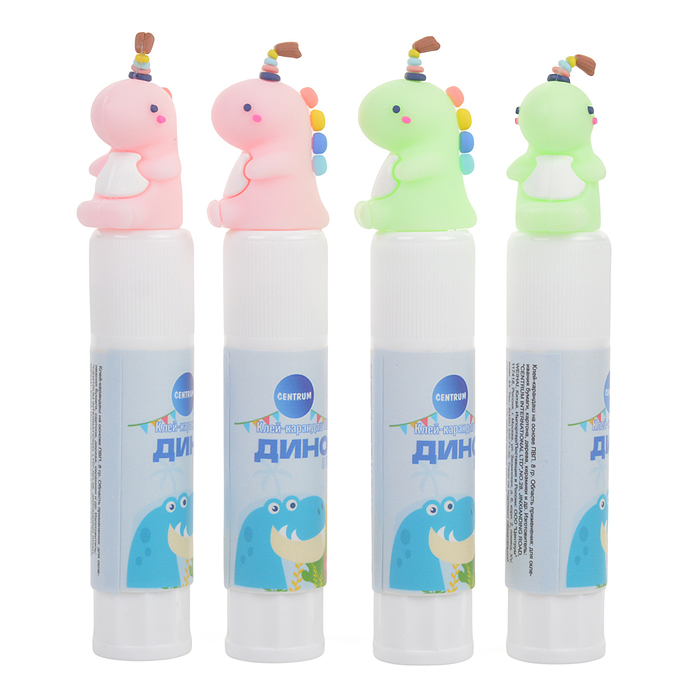 Фото к товару Клей-карандаш "Дино" 8 г, ПВП. Дисплей бокс Клей-карандаш "Дино" 8 г, ПВП. Дисплей бокс