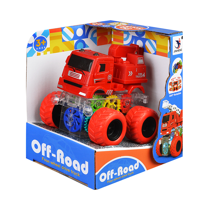 Фото к товару Машина-перевертыш 1819-61A "Спец" шестеренки, в ассортименте, на батарейках, в коробке Машина-перевертыш 1819-61A "Спец" шестеренки, в ассортименте, на батарейках, в коробке