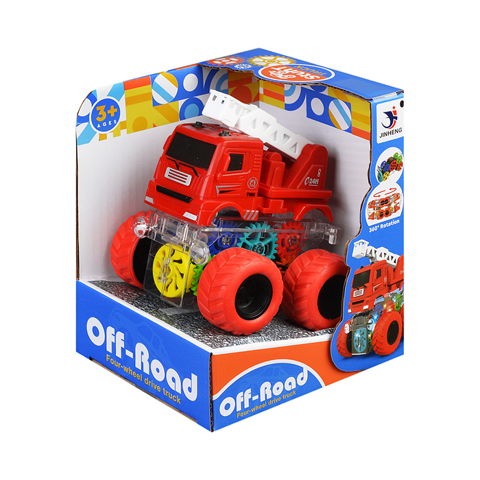 Фото к товару Машина-перевертыш 1819-61A "Спец" шестеренки, в ассортименте, на батарейках, в коробке Машина-перевертыш 1819-61A "Спец" шестеренки, в ассортименте, на батарейках, в коробке