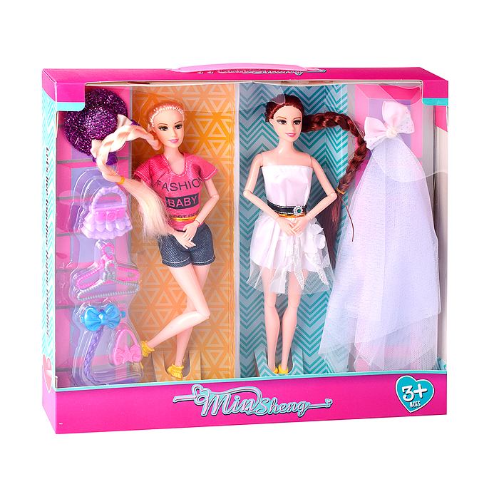 Кукла MS20212D с аксессуарами, в коробке