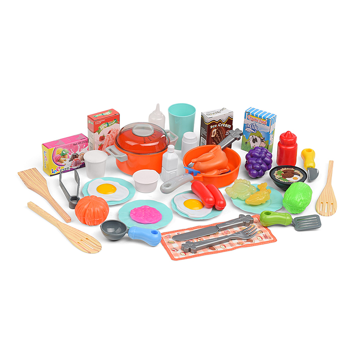 Игровой набор кухня MJL-708 "Время игры"  цвет синий, в коробке