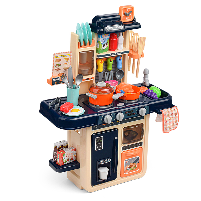 Игровой набор кухня MJL-708 "Время игры"  цвет синий, в коробке