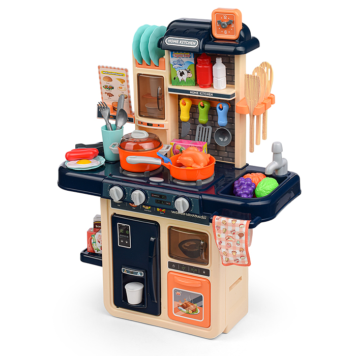 Игровой набор кухня MJL-708 "Время игры"  цвет синий, в коробке