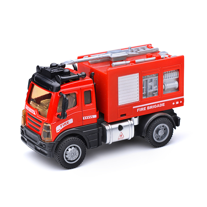 Машина 7135Q3 "Пожарная служба" инерц., металл, в пакете