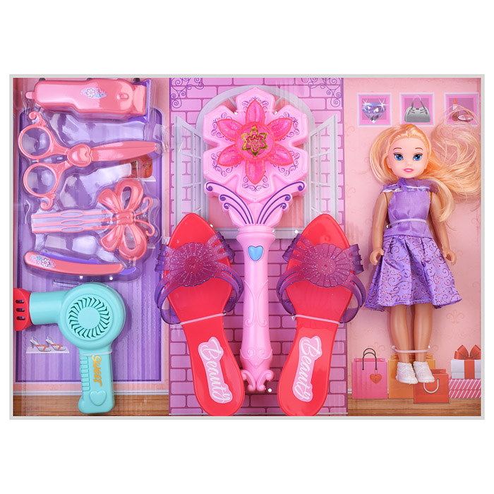 Кукла 9916 с аксессуарами, в коробке