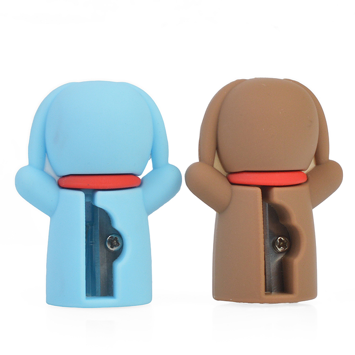 Точилка пластиковая "Собачка" 4,5х4см. в дисплее