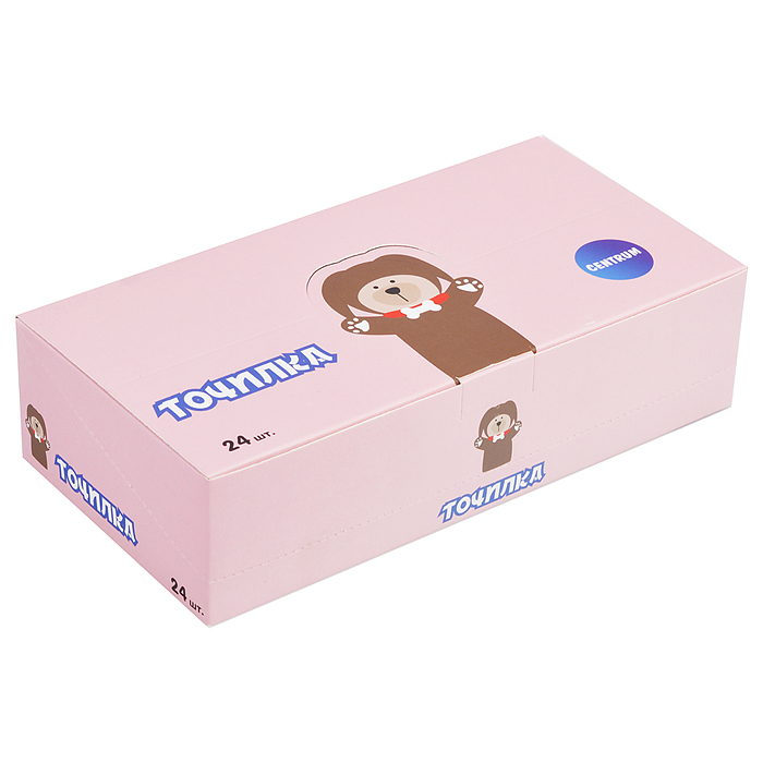 Точилка пластиковая "Собачка" 4,5х4см. в дисплее