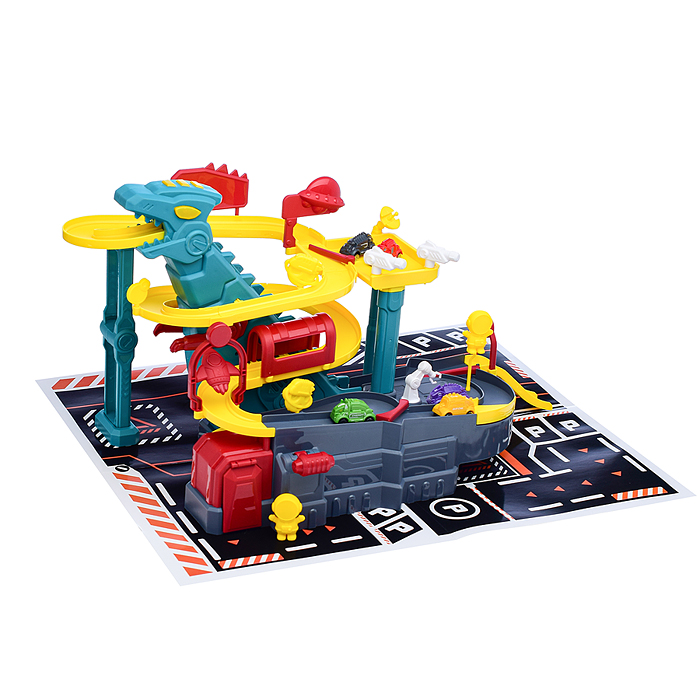 Парковка-трек 388-589 "Дино паркинг" (42 дет.) в коробке