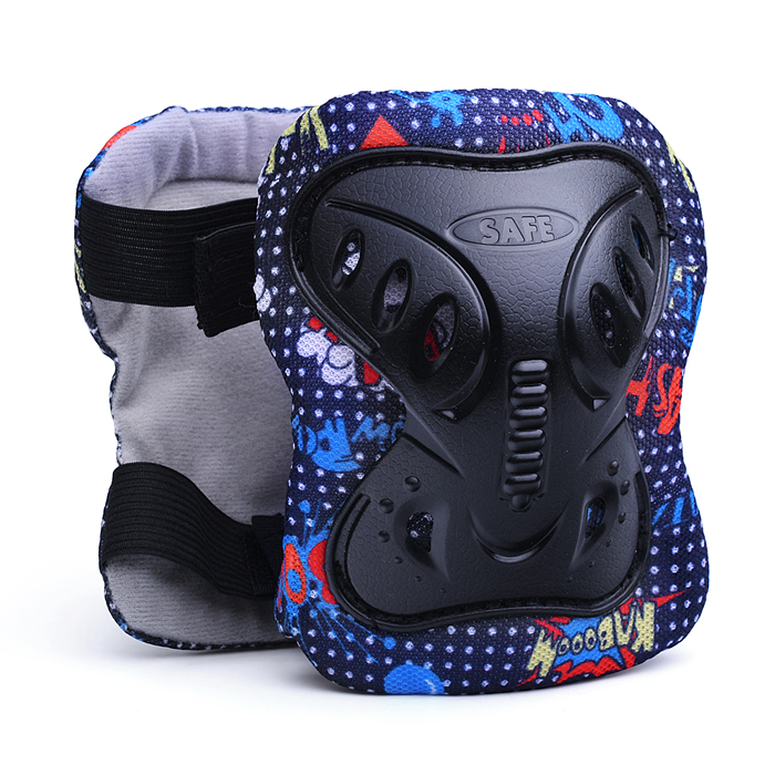 Комплект защиты для катания U026177Y (цвет черный)