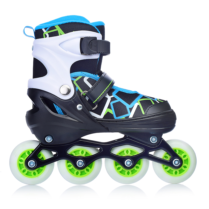 Фото к товару Ролики детские U011002Y размер L, цвет микс Ролики детские U011002Y размер L, цвет микс