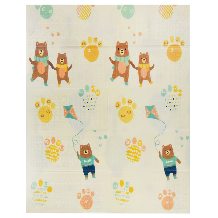 Коврик развивающий 00-1464 "Животные на прогулке" (150*180*0.8см.)