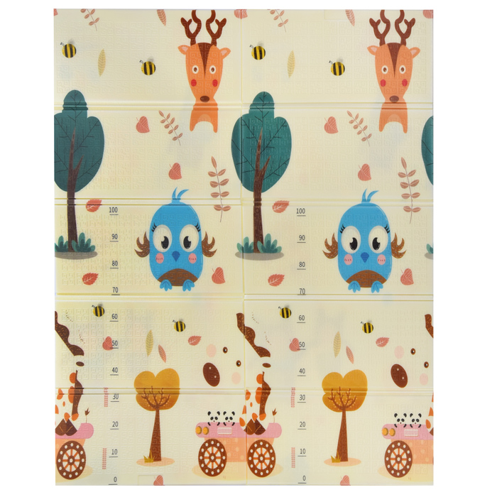 Коврик развивающий 00-1464 "Животные на прогулке" (150*180*0.8см.)