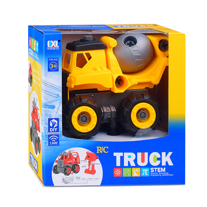 Конструктор CXL700-2B "Машина" с отверткой, в коробке