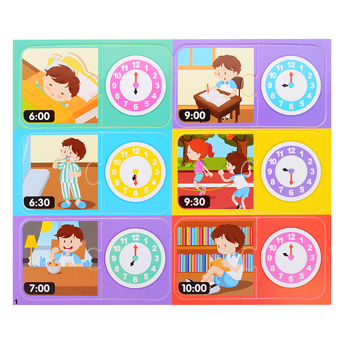 Настольная игра 031 "Часики" в коробке