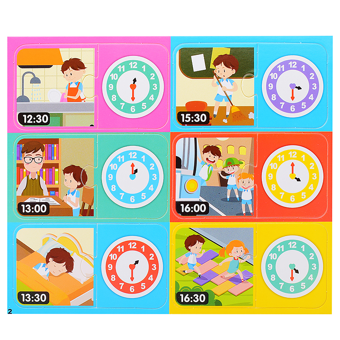 Настольная игра 031 "Часики" в коробке